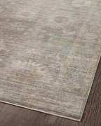 Loloi Magnolia Home by Joanna Gaines Millie Collection MIE-05 Stone/Natural 5'-3" x 7'-6", .25" Pile Height, Area Rug