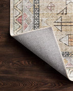 Loloi Skye Collection SKY-04 Gold/Blush 7' x 9' Oval Area Rug