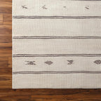 Livabliss x Becki Owens Rivi Moroccan Area Rug , 3'11" x 5'7", Ivory/Black