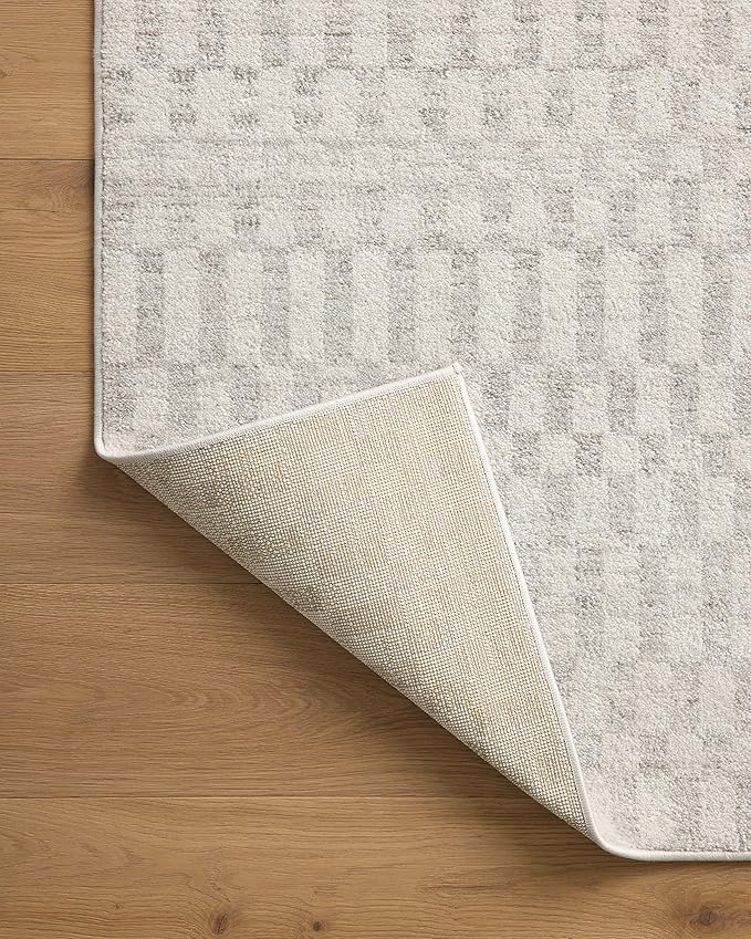 Loloi Kamala Collection KAM-05 Ivory/Grey 2'-7" x 8'-0" Runner Rug