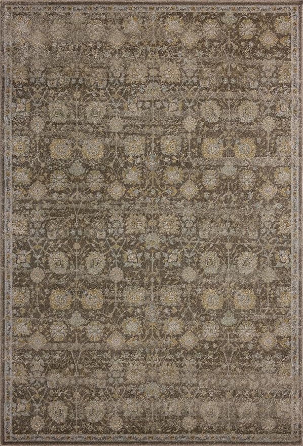 Loloi Magnolia Home by Joanna Gaines Mona Collection MOA-03 BARK/Natural 5' x 7'-8" Area Rug