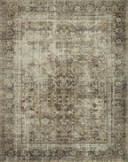 Loloi Magnolia Home by Joanna Gaines Sinclair Collection SIN-01 Pebble/Taupe 3'-6" x 5'-6", .25" Pile Height, Machine Washable, Accent Rug