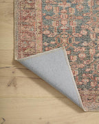 Loloi Angela Rose Aubrey Collection AUB-04 Blue/Terracotta 5'-0" x 7'-0", .19" Pile Height, Area Rug