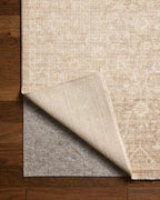 Loloi Chris Loves Julia Palma Collection PLM-01 Bark/Natural 2'-7" x 10'-0" Runner Rug Vintage Style Boho Living Room Bedroom Carpet