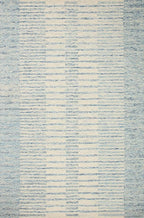 Loloi Chris Loves Julia Chris Collection CHR-01 Ivory/Denim 7'-9'' x 9'-9'', .50" Pile Height, Area Rug