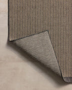 Loloi Chris Loves Julia Providence Collection PRC-03 Wheat/Charcoal 2'-3" x 3'-9", .12" Pile Height, Indoor/Outdoor Runner Rug