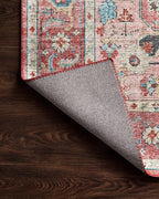 Loloi Skye Collection SKY-05 Brick/Ocean 6'-0" x 6'-0" Round Area Rug
