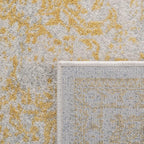 SAFAVIEH Evoke Collection 3' x 5' Ivory/Gold EVK256B Oriental Distressed Non-Shedding Living Room Bedroom Accent Rug