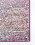 Unique Loom Trellis Frieze Collection Area Rug - Geometric (7' x 10', Multi/ Ivory)