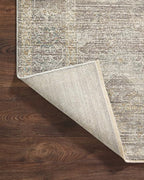 Loloi Magnolia Home by Joanna Gaines Millie Collection MIE-05 Stone/Natural 2'-7" x 12'-0", .25" Pile Height, Runner Rug