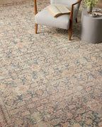 Loloi Angela Rose Aubrey Collection AUB-01 Navy/Multi 2'-0" x 5'-0", .19" Pile Height, Accent Rug