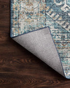 Loloi Skye Collection SKY-03 Denim/Natural 7' x 9' Oval Area Rug