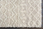 Livabliss Hapsburg Moroccan Shag Area Rug, 6'7" Square, Beige