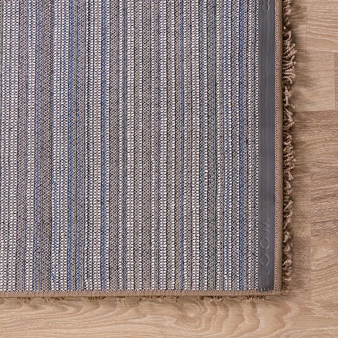 Unique Loom Solid Shag Collection Area Rug (2' 7" x 10' Runner, Sandy Brown)