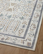 Loloi Rifle Paper Co. Maison Collection MAO-05 Wisteria Cream 3'-0" x 3'-0" Round, .19" Pile Height, Accent Rug