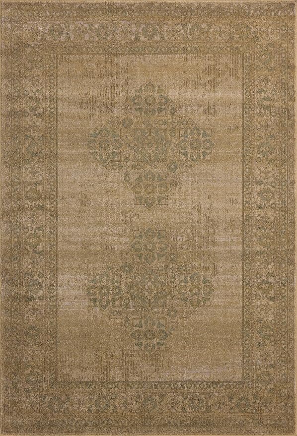 Loloi Magnolia Home by Joanna Gaines Mona Collection MOA-05 Antique/SPA 5' x 7'-8" Area Rug