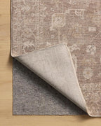 Loloi Chris Loves Julia Louisa Collection LOI-03 Taupe/Ivory 2'-7" x 10'-0", .38" Pile Height, Runner Rug