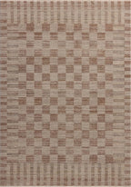 Loloi Amber Lewis Cali Collection CIL-06 Brick/Natural 3'-6" x 5'-6", .25" Pile Height, Accent Rug