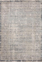 Loloi Amber Lewis Alie Collection ALE-04 Sky/Stone 2'-7'' x 7'-9'', .13'' Pile Height, Runner Rug
