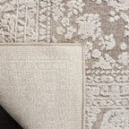 SAFAVIEH Reflection Collection Accent Rug - 2'3" x 3', Beige & Cream, Non-Shedding & Easy Cleaning, Ideal for Entryway, Living Room, Bedroom (RFT668A)