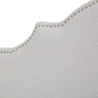 Christopher Knight Home Nora Headboard - Fully Upholstered, Queen / Full, Light Grey