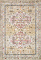 Loloi Skye Collection SKY-04 Gold/Blush 9'-0" x 12'-0" Area Rug