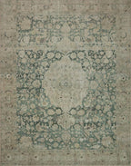 Loloi Magnolia Home by Joanna Gaines Sinclair Collection SIN-05 Jade/Sand 2'-3" x 11'-6", .25" Pile Height, Machine Washable, Runner Rug
