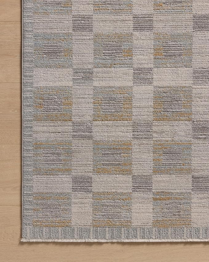 Loloi Amber Lewis Cali Collection CIL-07 Mist/Wheat 7'-10" x 10', .25" Pile Height, Area Rug