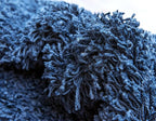 Unique Loom Solid Shag Collection Area Rug (2' 6" x 13' 1" Runner, Sapphire Blue/ Navy Blue)