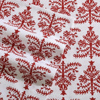 Eddie Bauer - Flannel Sheets Queen Size, Anti-Pilling & Wrinkle Resistant Cotton, Touchably Soft for All-Season Comfort - Bed Sheets with Matching Pillowcases & Fitted Sheet (Jolly Trees Red)