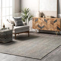 nuLOOM 5x8 Rigo Jute Hand Woven Area Rug, Grey, Solid Farmhouse Design, Natural Fiber, For Bedroom, Living Room, Dining Room, Hallway, Office, Kitchen, Entryway