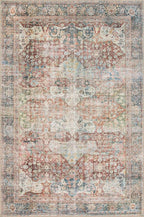 Loloi Loren Collection LQ-14 Brick/Multi 8'-4" x 11'-6" Area Rug