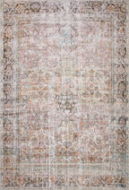 Loloi Adrian Collection ADR-05 Sunset/Charcoal 2'-0" x 5'-0", .19" Thick Accent Rug