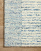 Loloi Chris Loves Julia Chris Collection CHR-01 Ivory/Denim 7'-9'' x 9'-9'', .50" Pile Height, Area Rug