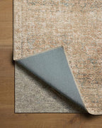 Loloi Amber Lewis Cambria Collection CBR-08 Ocean/Brick 2'-0" x 5'-0" Accent Rug Jute, Neutral, Vintage Style, Antique Tone, Living, Bedroom, Dining, Carpet
