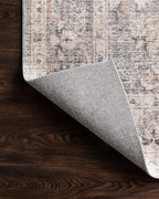 Loloi Skye Collection SKY-01 Grey/Apricot 8'-0" x 8'-0" Round Area Rug