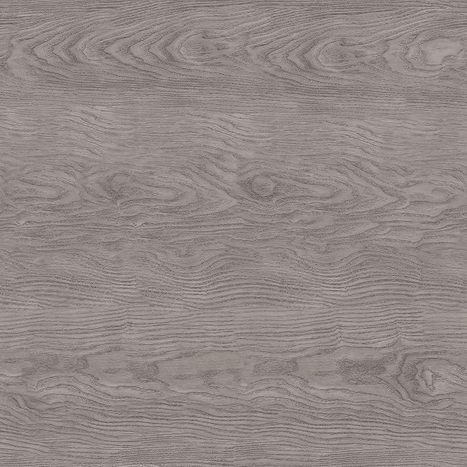 Martha Stewart Noah Home Office Parsons Desk in Gray Wood Grain with Oil Rubbed Bronze Metal Frame