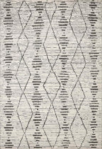 Loloi Kamala Collection KAM-02 Charcoal/Dove 2'-7" x 10'-0" Runner Rug