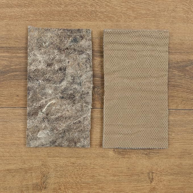 Mohawk Home 2' 6" x 9' 6" Non Slip Grip Rug Pad 1/4" Thick Dual Surface Felt Cushion + Rubber Gripper - Safe for All Floors
