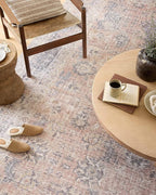 Loloi Skye Collection SKY-01 Blush/Grey 6'-0" x 9'-0" Area Rug