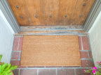KAF Home Coir Doormat with Heavy-Duty, Weather Resistant, Non-Slip PVC Backing | 17 by 30 Inches, 0.6 Inch Pile Height | Perfect for Indoor and Outdoor Use (Blank)