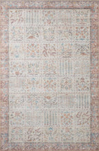 Loloi Rifle Paper Co. Maison Collection MAO-08 Cream 3'-0" x 3'-0" Round, .19" Pile Height, Accent Rug