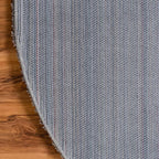 Unique Loom Solid Shag Collection Area Rug (3' 3" x 5' 3" Oval, Cloud Gray)