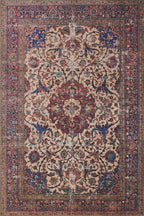 Loloi Loren Collection LQ-11 Sand/Multi 5'-0" x 7'-6" Area Rug