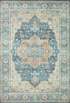 Loloi Skye Collection SKY-12 Ocean/Multi 9'-0" x 12'-0" Area Rug