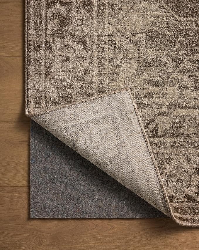 Loloi Magnolia Home by Joanna Gaines Mona Collection MOA-01 Cocoa/Stone 5' x 7'-8" Area Rug