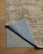 Loloi Amber Lewis Cambria Collection CBR-03 Sand/Olive 2'-3" x 3'-9" Accent Rug Jute, Neutral, Vintage Style, Antique Tone, Living, Bedroom, Dining, Carpet
