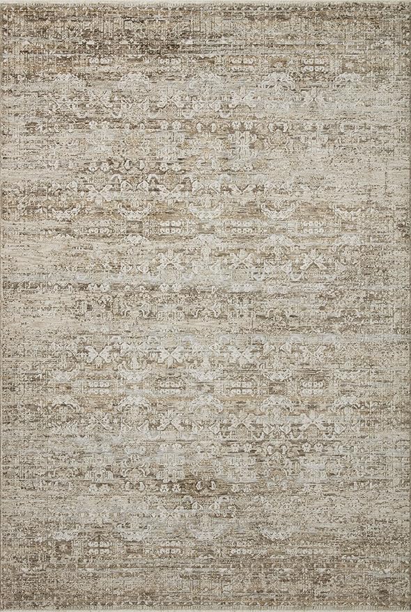 Loloi Amber Lewis Honora Collection HON-04 Bark/Dove 2'-0" x 3'-4" Accent Rug