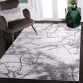 SAFAVIEH Craft Collection Area Rug - 5'3" x 7'6", Grey & Green, Modern Abstract Design, Non-Shedding & Easy Care, Ideal for High Traffic Areas in Living Room, Bedroom (CFT877Y)