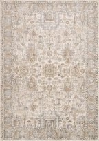 Loloi Teagan Collection TEA-03 Ivory/Sand 3'-4" x 5'-7" Accent Rug, Large, Soft Neutral Rug, High-Traffic for Living Room, Bedroom, Home Office, Dining Area
